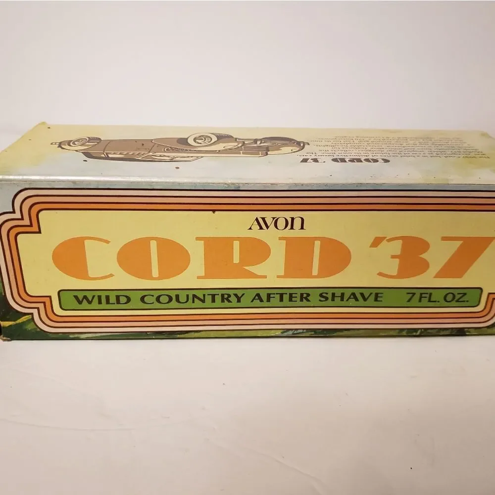 Avon Cord '37 Wild Country After Shave ‘Box Only’
